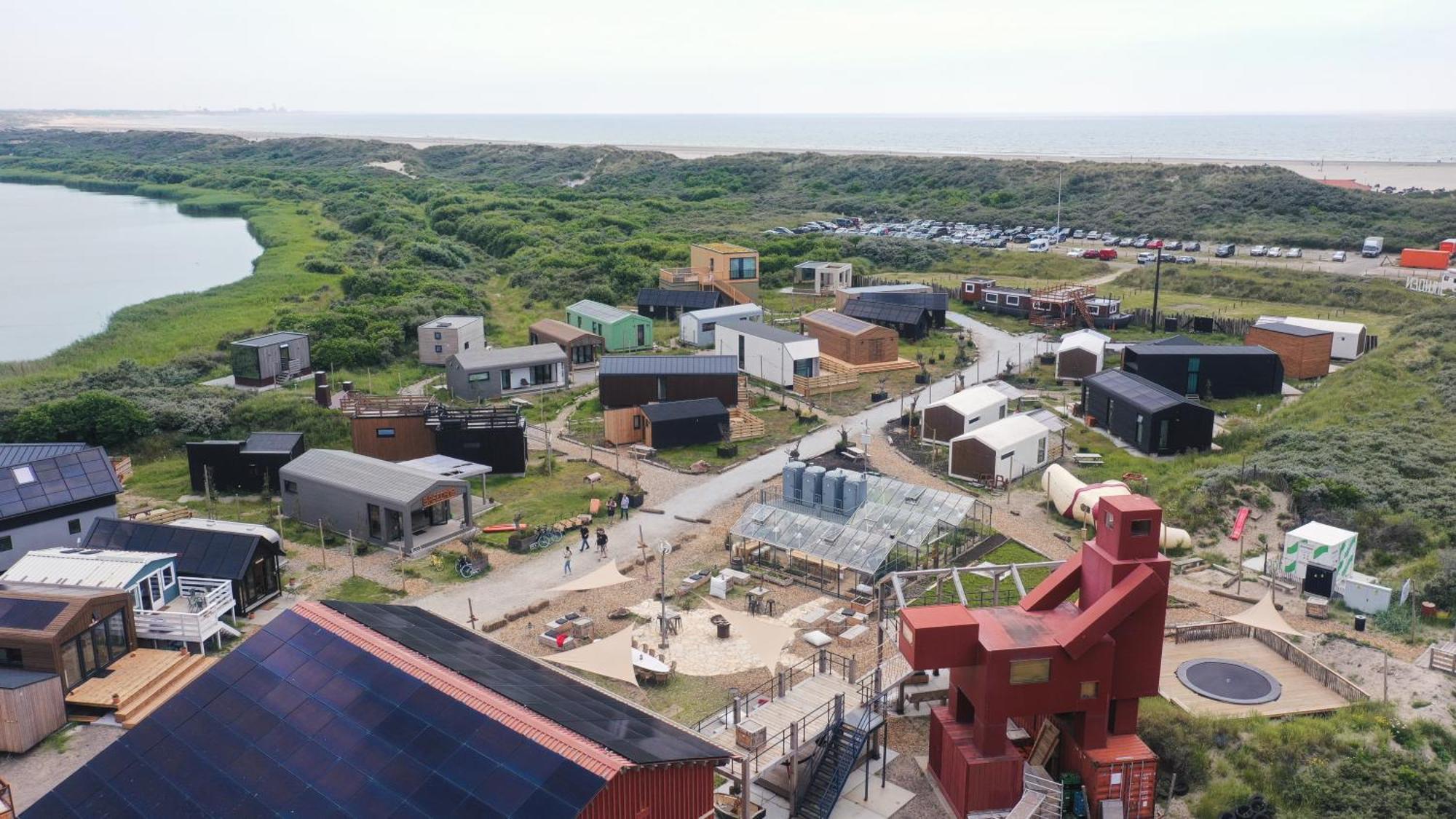 Basecamp Tiny House Eco-Resort Ijmuiden IJmuiden Exteriör bild